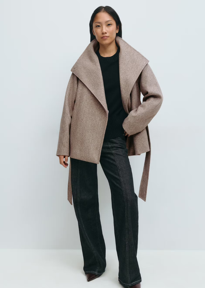 Veste Courte Col Haut