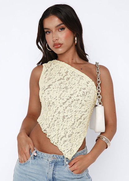 Sloped Neck top