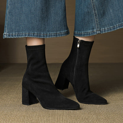 Bottines Stretch à Talons