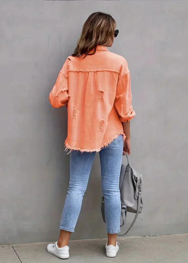 Mi-saison Denim Jacket