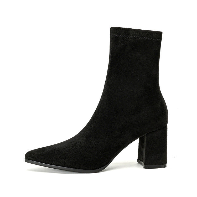 Bottines Stretch à Talons