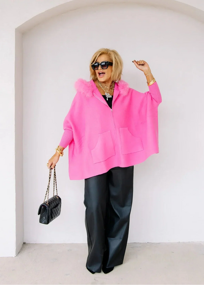 Cardigan à Capuche Chic