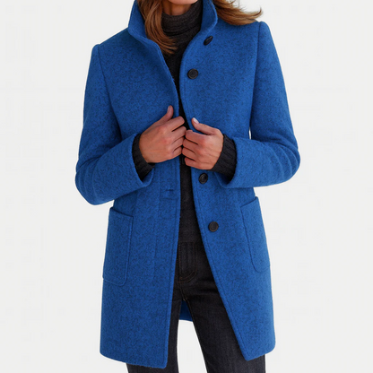 Amélie | Manteau Chic en Laine avec Poches