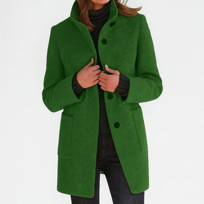 Amélie | Manteau Chic en Laine avec Poches